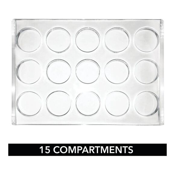 MDesign Plated Makeup Brush Organizer - Picture 7 of 10